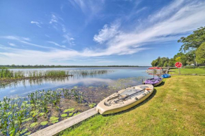 Waterfront Tawas Lake Retreat with Fire Pit!
